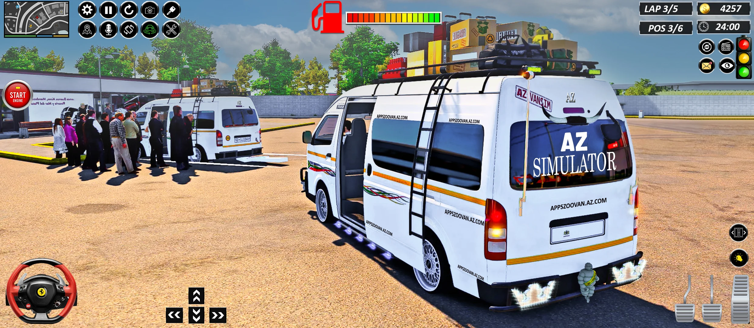 Van Taxi Games Offroad Driving screenshot