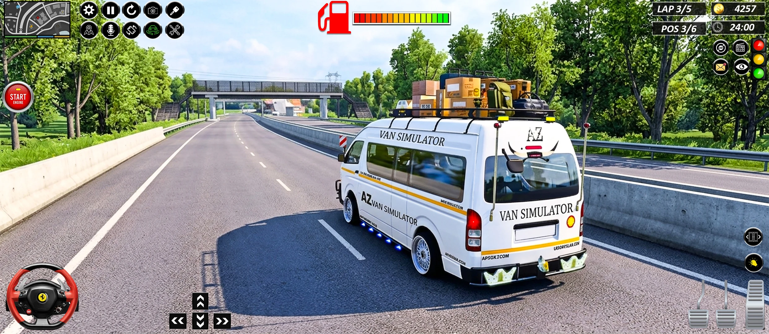 Van Taxi Games Offroad Driving screenshot