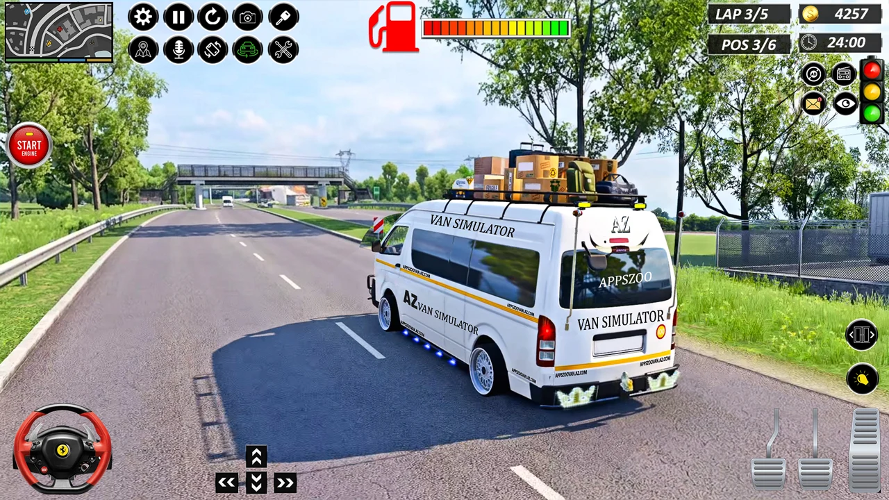 Van Taxi Games Offroad Driving screenshot