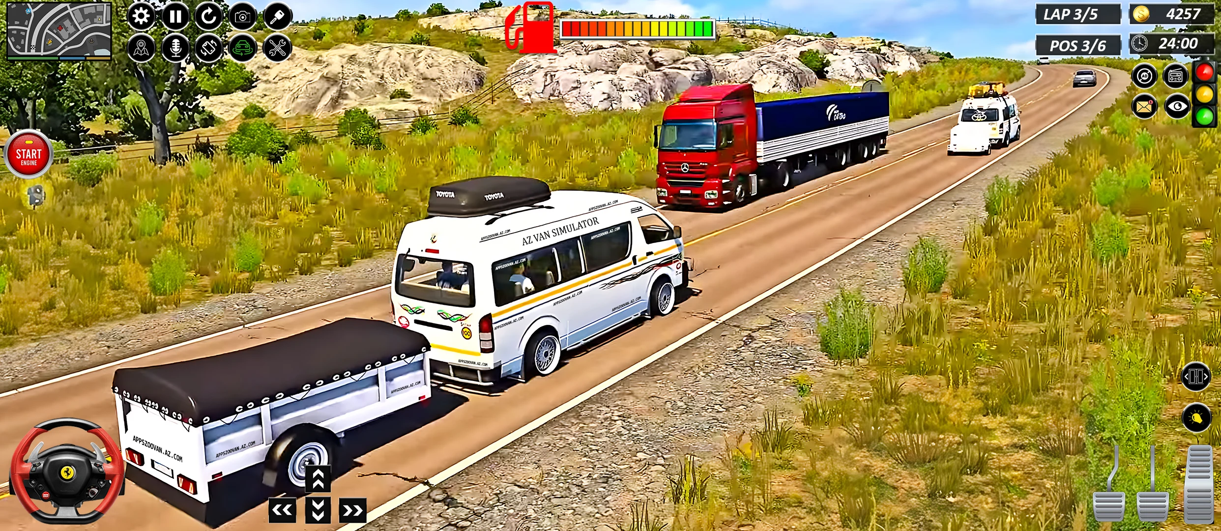 Van Taxi Games Offroad Driving screenshot