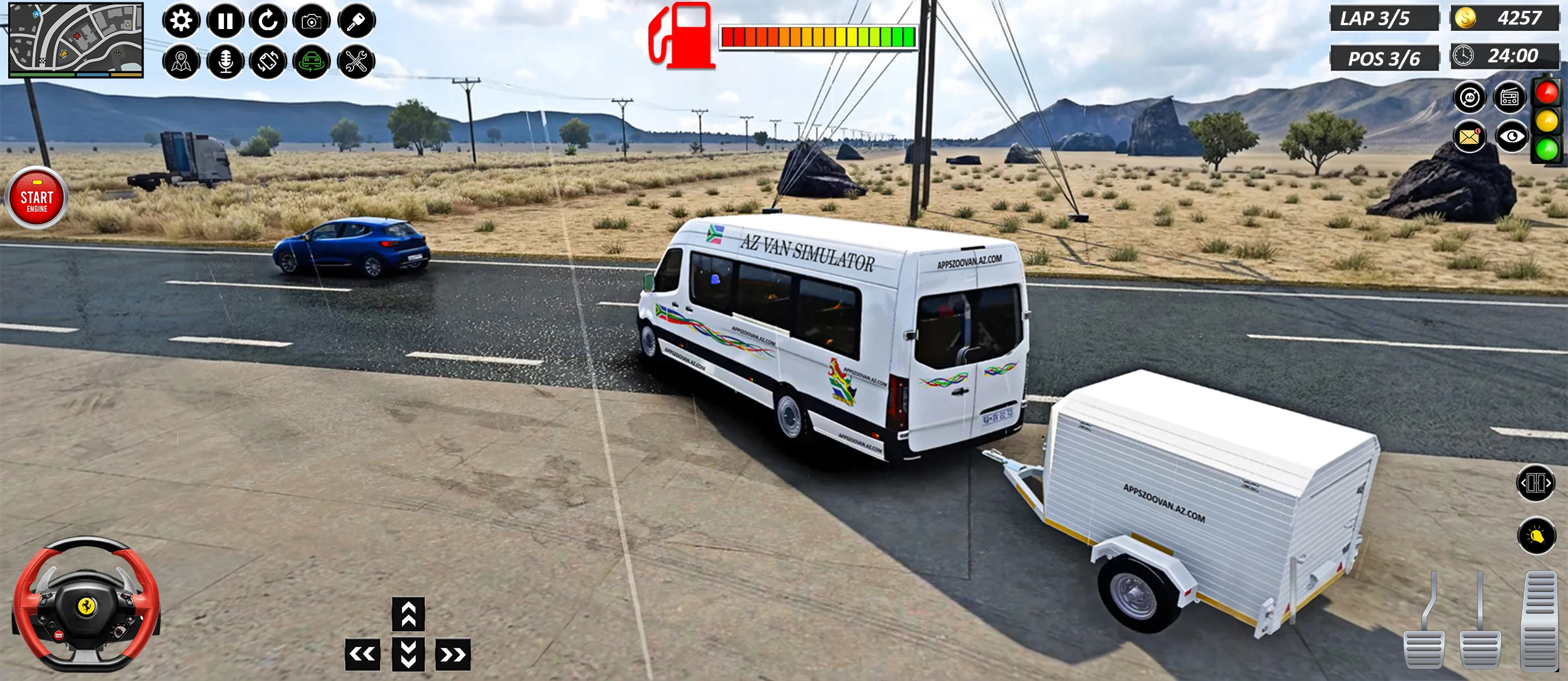 Van Taxi Games Offroad Driving screenshot