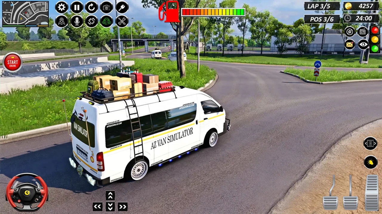 Van Taxi Games Offroad Driving screenshot