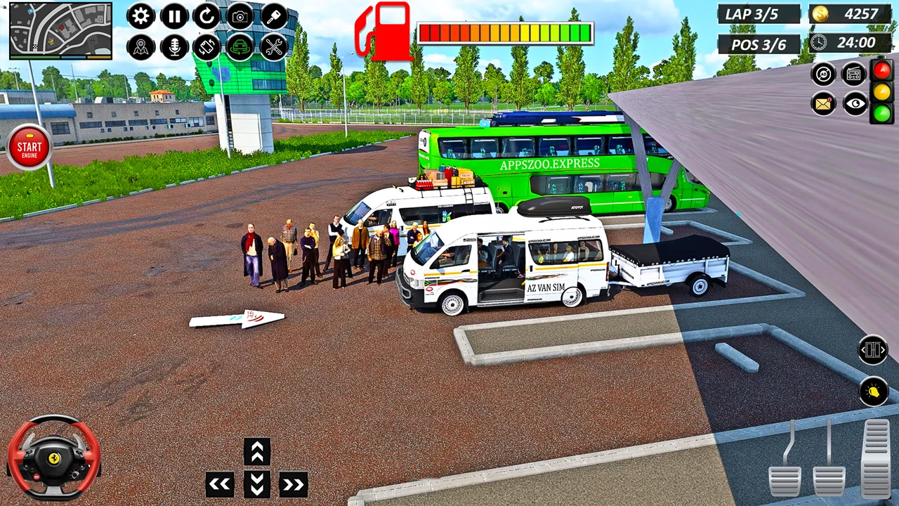 Van Taxi Games Offroad Driving screenshot