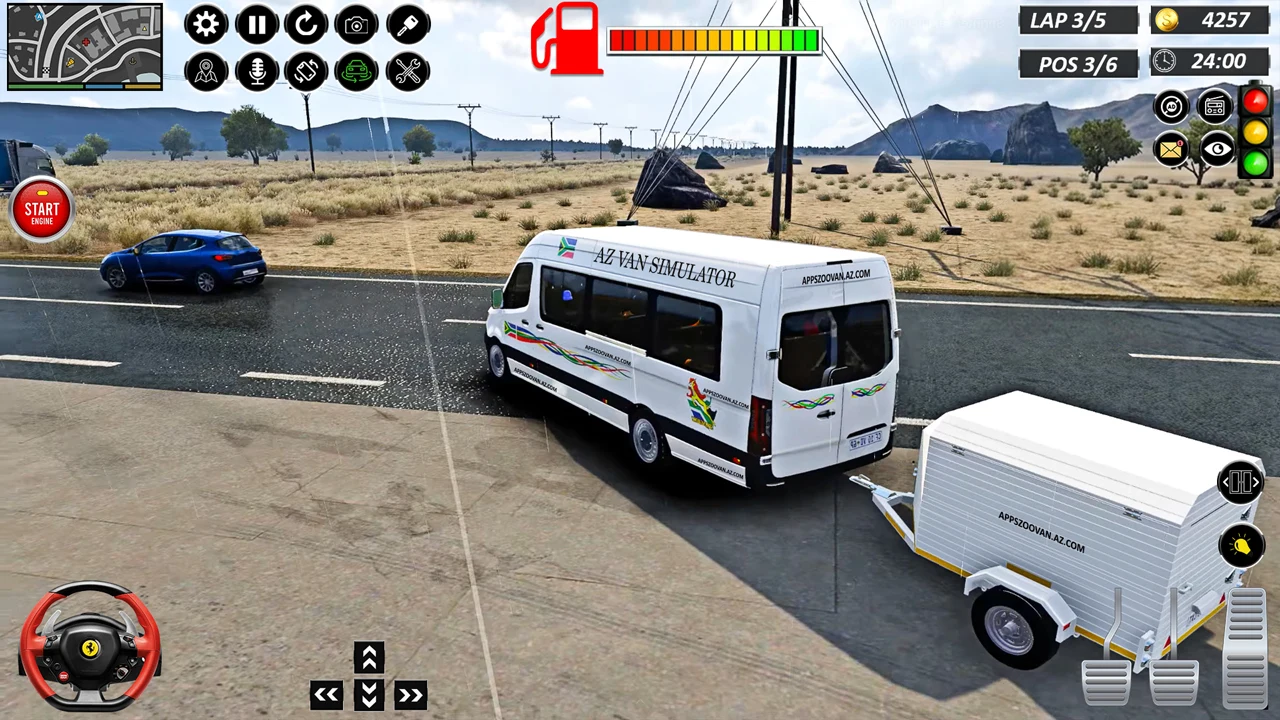 Van Taxi Games Offroad Driving screenshot